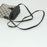 Gucci Sherry Line GG Canvas Waist Bag PVC Leather Beige Navy Red am3111