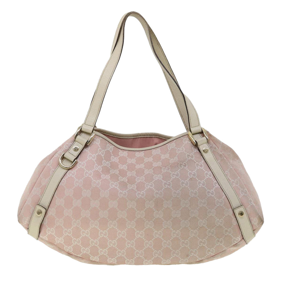 Gucci GG Canvas Tote Bag Pink 1307363444 am3171