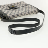 Gucci GG Canvas Shoulder Bag PVC Leather Navy am3194