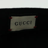 Gucci Web Sherry Line GG Canvas Cap Black Green Red am3211
