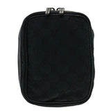 Gucci GG Canvas Pouch 2Set Black Beige am3271