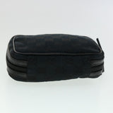 Gucci GG Canvas Pouch 2Set Black Beige am3271