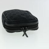 Gucci GG Canvas Pouch 2Set Black Beige am3271
