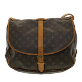 Louis Vuitton Monogram Saumur 35 Shoulder Bag LV Auth am3305