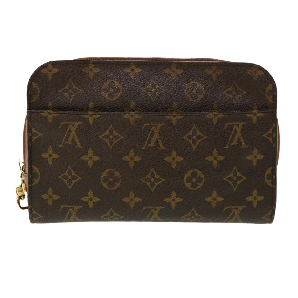 Louis Vuitton Monogram Orsay Clutch Bag LV Auth am3395