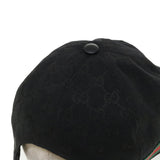 Gucci Web Sherry Line GG Canvas Cap Black Green Red am3454