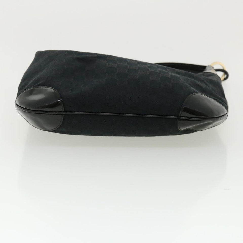 Gucci GG Canvas Shoulder Bag Canvas Black am3702