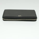 Gucci Long Wallet Leather Black 473928 am3822