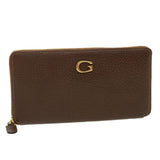 Gucci Long Wallet Leather Gray 035218418470 am3871