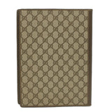 Gucci GG Canvas Day Planner Cover PVC Leather Beige am3940