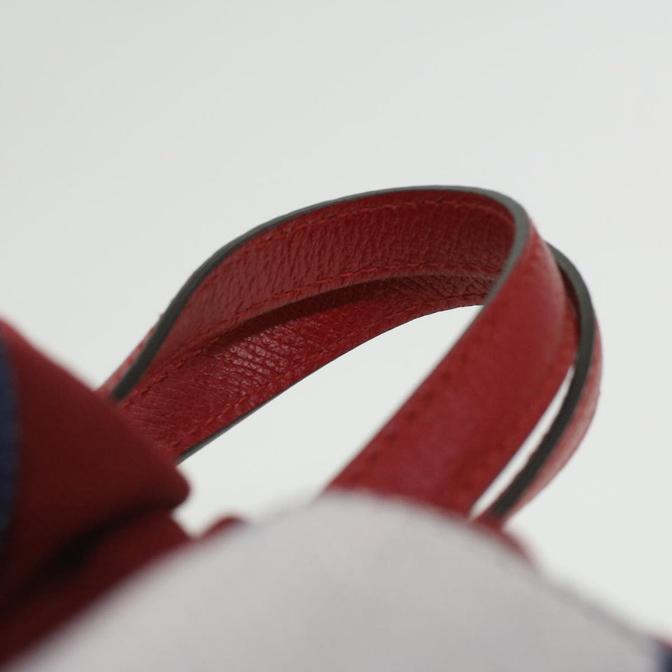 Gucci Web Sherry Line Backpack Canvas Tricolor Red Blue Green 473872 am3970
