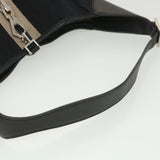 Gucci GG Canvas Jackie Shoulder Bag Black 001.4075 am3986