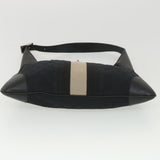 Gucci GG Canvas Jackie Shoulder Bag Black 001.4075 am3986