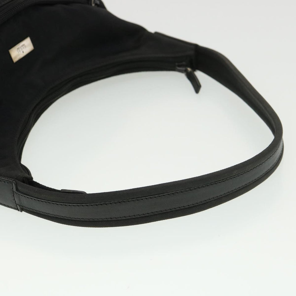 Gucci Shoulder Bag Nylon Black 0013386 am4146