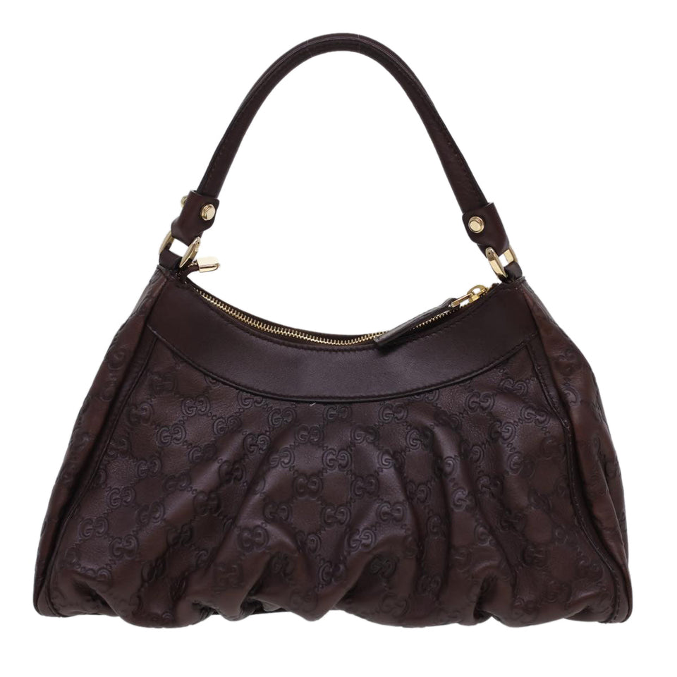 Gucci Guccissima GG Canvas Shoulder Bag Brown 190525 am4182