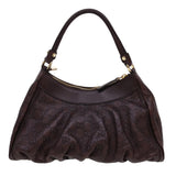 Gucci Guccissima GG Canvas Shoulder Bag Brown 190525 am4182