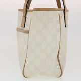 Gucci GG Canvas Shoulder Bag PVC Leather White 26422 am4201