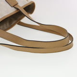Gucci GG Canvas Shoulder Bag PVC Leather White 26422 am4201