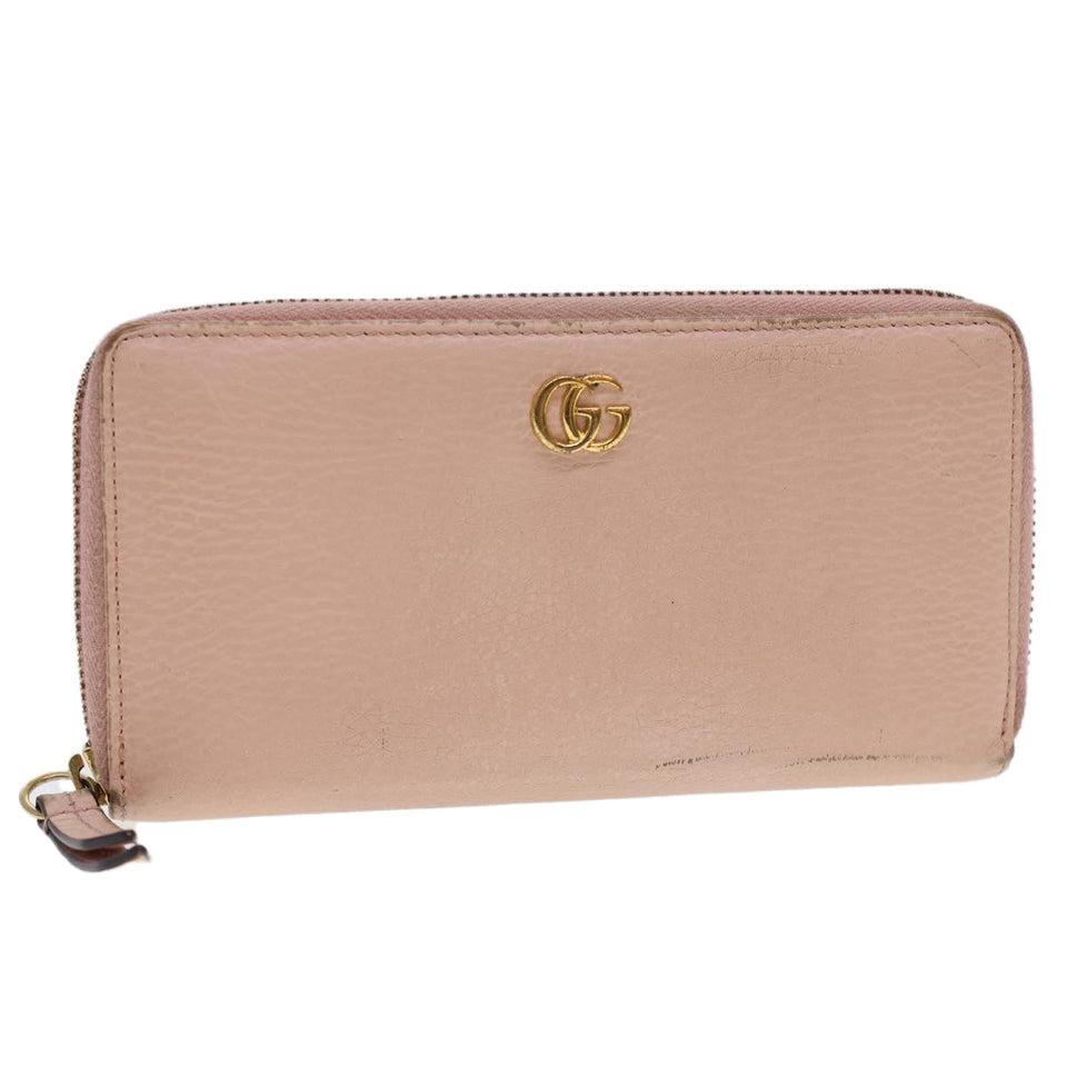 Gucci Long Wallet Leather Pink 496334 am4210