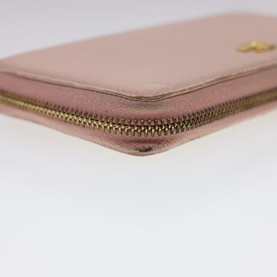Gucci Long Wallet Leather Pink 496334 am4210