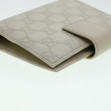 Gucci GG Canvas Day Planner Cover Leather White 115240 am4294