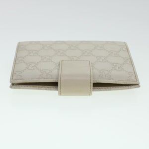 Gucci GG Canvas Day Planner Cover Leather White 115240 am4294