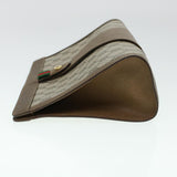 Gucci GG Canvas Web Sherry Line Clutch Bag Beige Red Green 8901033 am4321