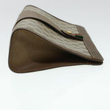 Gucci GG Canvas Web Sherry Line Clutch Bag Beige Red Green 8901033 am4321