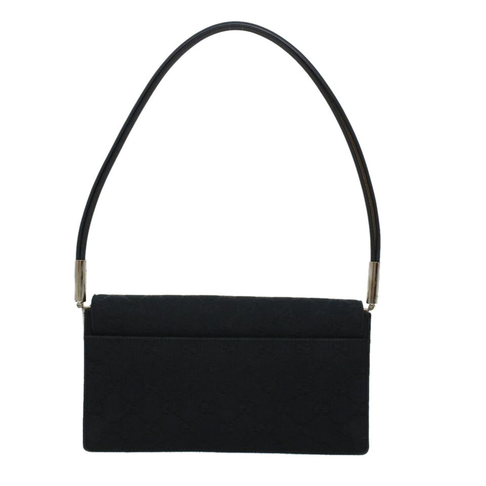 Gucci GG Canvas Shoulder Bag Black am4339