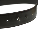 Gucci Belt Leather 33.1"""""""" Brown 52808/75 am4354