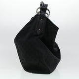 Gucci GG Canvas Shoulder Bag Black 114900 am4367