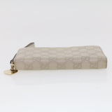 Gucci GG Canvas Guccissima Long Wallet White 245914 am4402