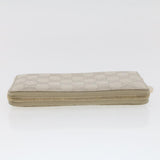 Gucci GG Canvas Guccissima Long Wallet White 245914 am4402