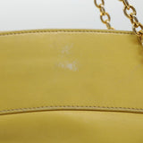 Gucci Bamboo Chain Shoulder Bag Leather Yellow am4418