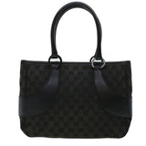 Gucci GG Canvas Shoulder Hand Bag 2Set Black am4437