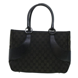 Gucci GG Canvas Shoulder Hand Bag 2Set Black am4437