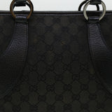 Gucci GG Canvas Shoulder Hand Bag 2Set Black am4437