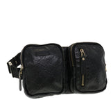 Gucci GG Canvas Guccissima Waist Bag Black 246417 am4450
