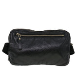 Gucci GG Canvas Guccissima Waist Bag Black 246417 am4450