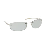 Gucci Sunglasses Plastic Metal Silver am4456