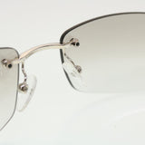 Gucci Sunglasses Plastic Metal Silver am4458