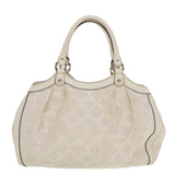 Gucci Diamante GG Canvas Hand Bag Leather White 211944 am4493