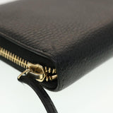 Gucci Interlocking Long Wallet Leather Black am4502