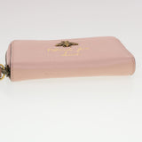 Gucci Animalie Card Case Leather Pink 546590 am4503