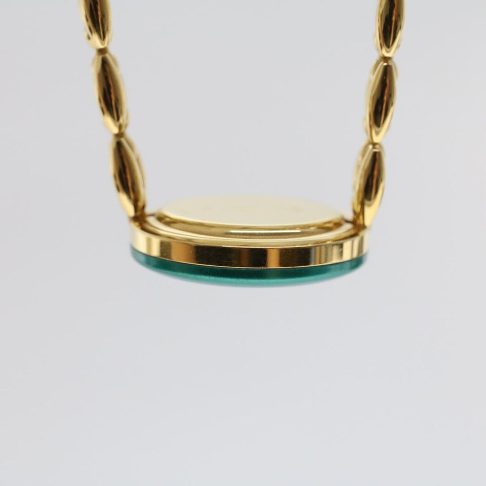 Gucci Bezel 6 Metallic Color Watch Gold Green Red am4518