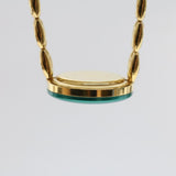 Gucci Bezel 6 Metallic Color Watch Gold Green Red am4518