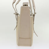 Luxury Burberry Nova Check Shoulder Bag Nylon Leather Beige Auth am4592
