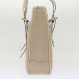 Luxury Burberry Nova Check Shoulder Bag Nylon Leather Beige Auth am4592