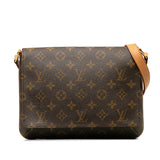 Louis Vuitton Monogram Mtte Tango Short Shoulder Bag Brown