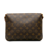Louis Vuitton Monogram Mtte Tango Short Shoulder Bag Brown